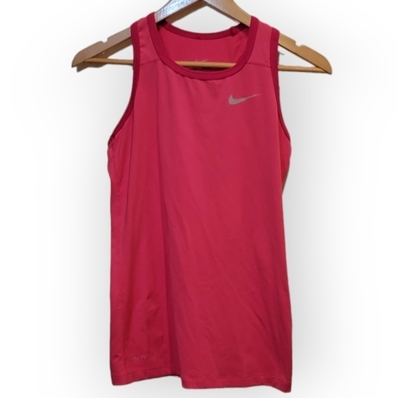 Nike Pro Dr Fit Fitted Racerback Workout Athletic Tank top Size Large - Picture 14 of 14